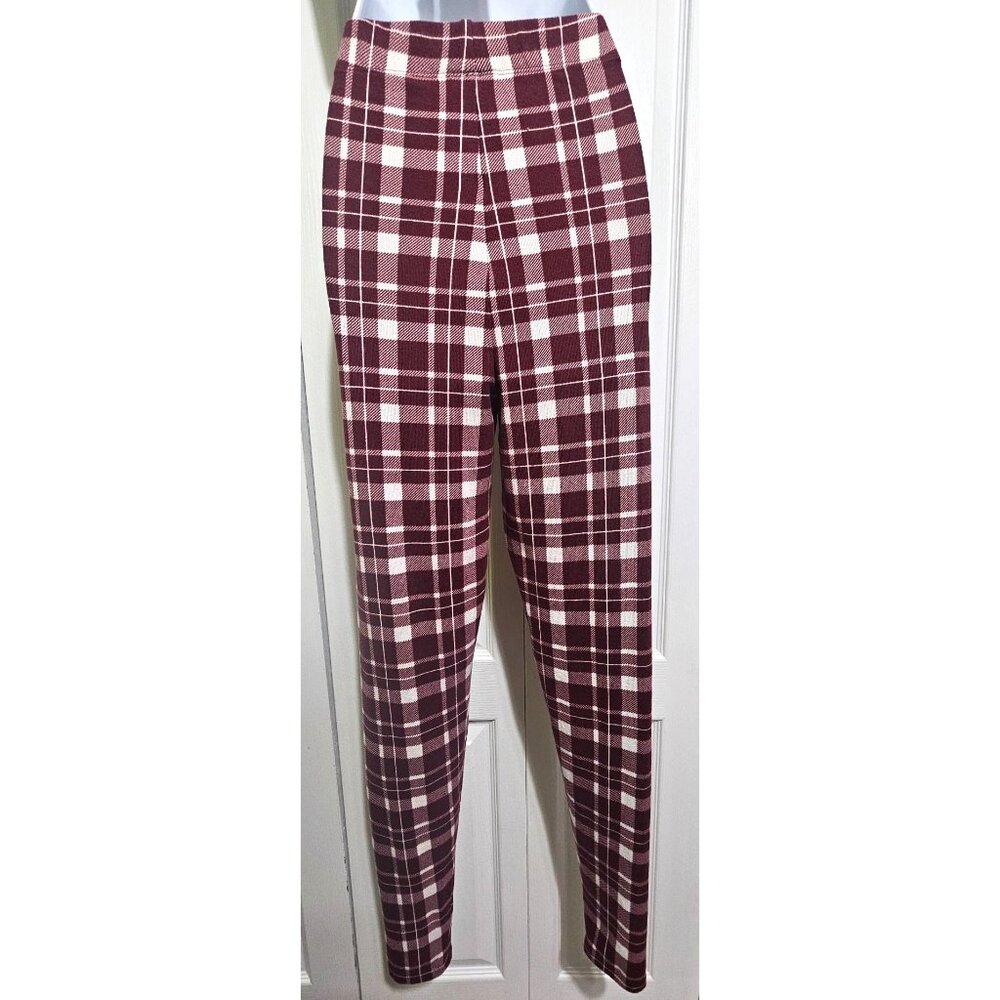 Wizarding World of Harry Potter Gryffindor Plaid Red Soft Leggings Universal - Picture 2 of 5